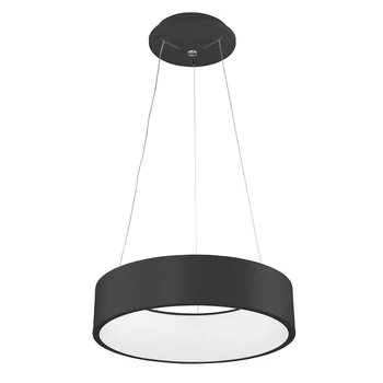 ITALUX CHIARA 1 ágú függeszték fekete, 3000K melegfehér, beépített LED, 1760 lm, IT-3945-832RP-BK-3