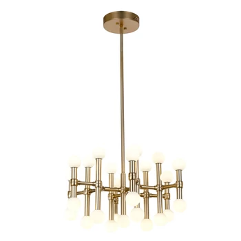 ITALUX GIOVANNA több ágú függeszték arany, 3000K melegfehér, beépített LED, 4489 lm, IT-MX16009008-25A B