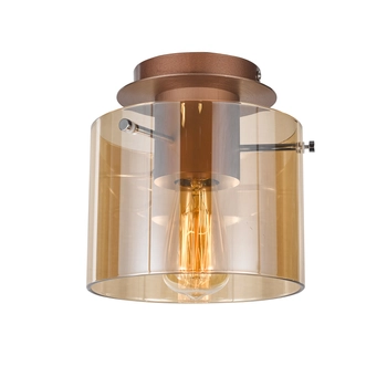 ITALUX JAVIER mennyezeti lámpa bronz, E27, IT-MX17076-1A