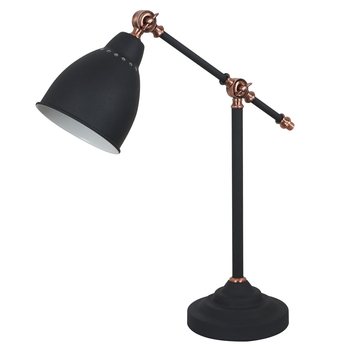 ITALUX SONNY asztali lámpa fekete, E27, IT-MT-HN2054-1-B