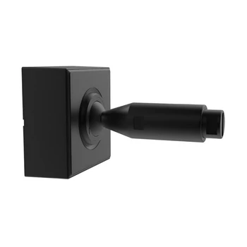 FlexiTrack négyzet alakú fali rögzítőkészlet, 24V betáplási lehetősseggel, fekete