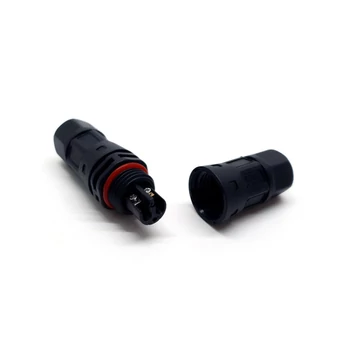 IP67 vízmentes kültéri csatlakozó, kábel toldó – 2 eres kábelhez, D=4-6 mm