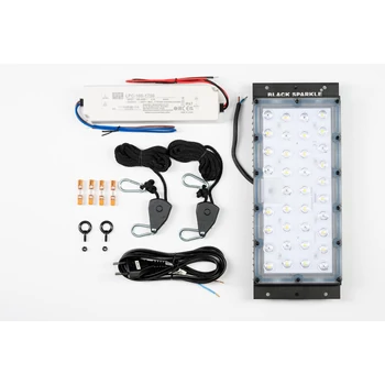 Ledium Black Sparkle® növényvilágító LED DIY készlet, teljes spektrumú, IP65, 140°, 80W, 200 µmol/s