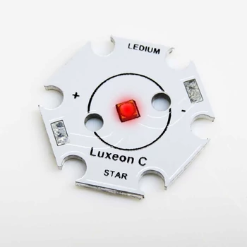 Luxeon C Star LED - 1W, 3W - piros, 40lm@350 mA