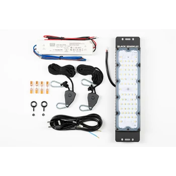Ledium Black Sparkle® növényvilágító LED DIY készlet, teljes spektrumú, IP65, 140°, 55W, 128 µmol
