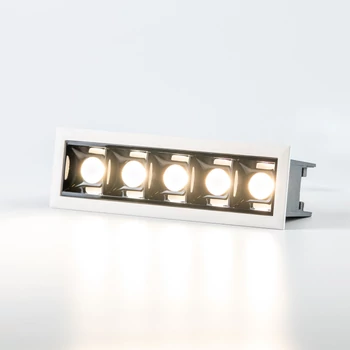 Ledium FOKUS GR5 24V LED spotlámpa, süllyesztett, 3000K melegfehér, 10W, 1050 lm, 30°, CRI90, PWM szabályozható 