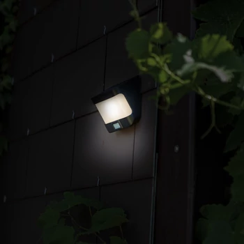 LUTEC Try fali lámpa, fekete, 8W, beépített LED, 500 lm, LUTEC-6939101330
