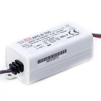 Mean Well APC-8-700 8W/6-11V/700mA áramgenerátoros tápegység
