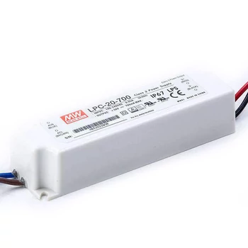 Mean Well LPC-20-700 20W/3-30V/700mA áramgenerátoros tápegység