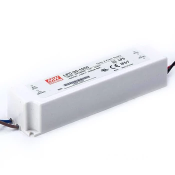Mean Well LPC-35-1050 35W/9-30V/1050mA áramgenerátoros tápegység