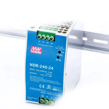 Mean Well NDR-240-24 240W/24V/0-10A tápegység