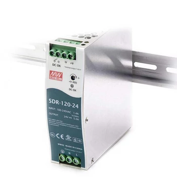 Mean Well SDR-120-24 120W/24V/0-5A tápegység