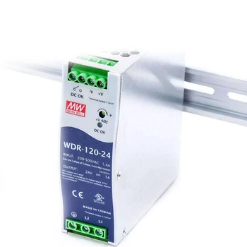 Mean Well WDR-120-24 120W/24V/0-5A tápegység