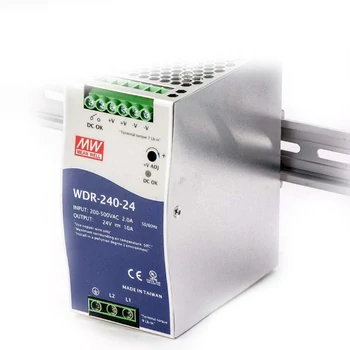 Mean Well WDR-240-24 240W/24V/0-10A tápegység