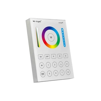 Mi-Light B8 Smart Panel RGB+CCT fali távvezérlő, elemes, 8 zónás, 86x86 mm