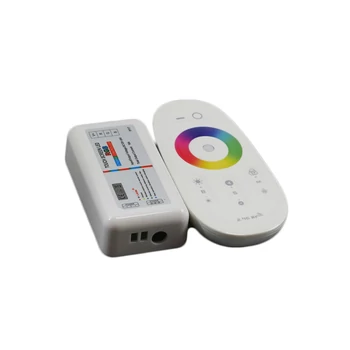 Mi-Light FUT025 RGB LED vezérlő + távirányító, érintőgombos, 10A, 12-24V DC