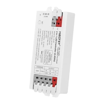 Mi-Light MIBOXER E2-RF monokróm/CCT 2 in 1 LED szalag vezérlő 2.4G max 12A, gyorscsatlakozóval