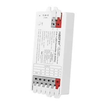Mi-Light MIBOXER E3-RF RGB/RGBW/RGBCCT 3 in 1 LED szalag vezérlő 2.4G max 12A, gyorscsatlakozóval 