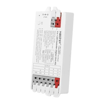 Mi-Light MIBOXER E3-ZR RGB/RGBW/RGBCCT 3 in 1 LED szalag vezérlő (Zigbee 3.0, TUYA +2.4G), max 12A, gyorscsatlakozóval 