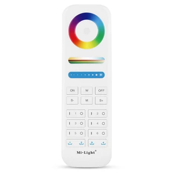 Mi-Light MIBOXER FUT089S RGB+CCT távirányító, 6 zónás, fehér, 2,4GHz, elemes