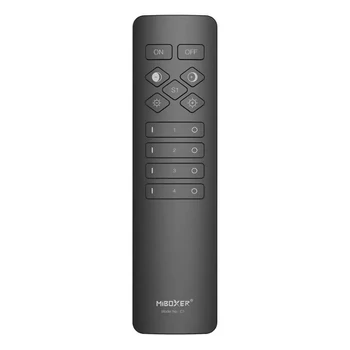 Mi-Light Dimmer+CCT LED 4 zónás távirányító, fekete