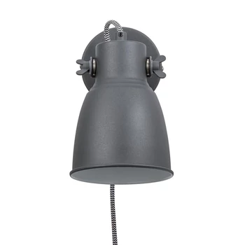 NORDLUX Adrian fali lámpa, fekete, E27, max. 25W, 12.5cm átmérő, 48801003