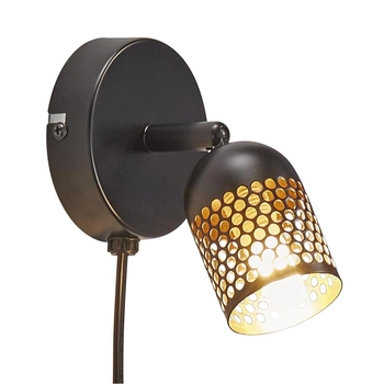 NORDLUX Alfred fali lámpa, fekete, G9, max. 40W, 5.1cm átmérő, 49831003