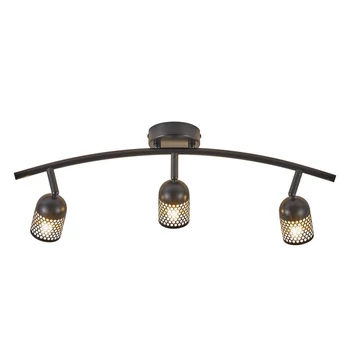NORDLUX Alfred spotlámpa, fekete, G9, max. 3X40W, 5.1cm átmérő, 49850103