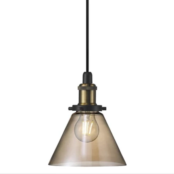 NORDLUX Disa 1 ágú függeszték, barna, E27, max. 60W, 18.5cm átmérő, 45823027