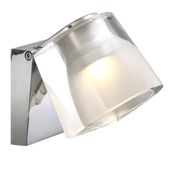 NORDLUX IP S12 fali lámpa, króm, 3000K melegfehér, beépített LED, 5W , 400 lm, 83051033