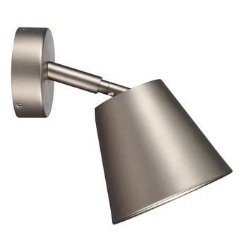 NORDLUX IP S6 fali lámpa, szálcsiszolt, GU10, max. 8W , 12.1cm átmérő, 78531032
