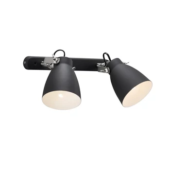 NORDLUX Largo spotlámpa, fekete, E27, max. 25W, 12cm átmérő, 47060003