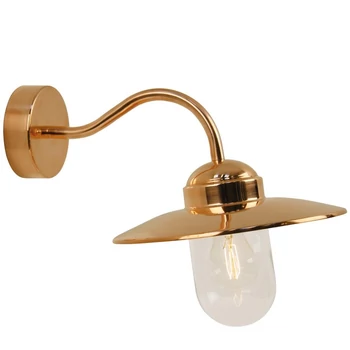 NORDLUX Luxembourg kültéri fali lámpa, réz, E27, max. 60W, 26cm átmérő, 22671030