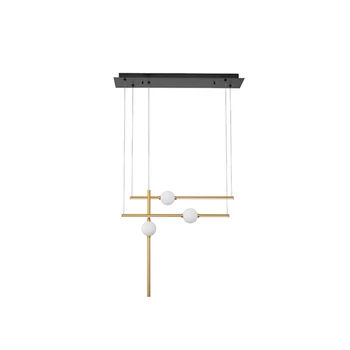 Nova Luce ACROBAT függeszték, arany, 3000K melegfehér, beépített LED, 1x26W, 2541 lm, 9695257