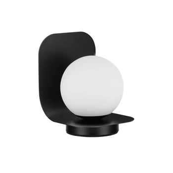 Nova Luce asztali lámpa, fekete, E14  foglalattal, max. 1x5W, 9001083