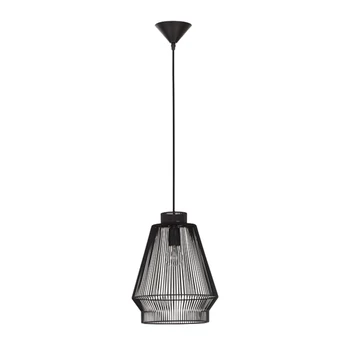 Nova Luce BREDO függeszték, fekete, E27 foglalattal, max. 1x12W, 9586510