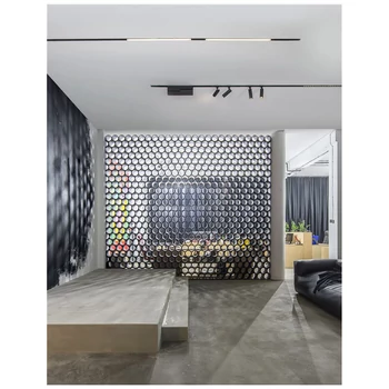 Nova Luce BUXTON 02 sín, profile mágnes profilos sínrendszerhez, fekete, max. 300W, 8252002