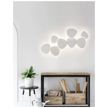 Nova Luce CRONUS fali lámpa, indirekt fénnyel, fehér, 3000K melegfehér, beépített LED, 1x10W, 927 lm, 9084071