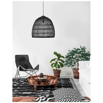 Nova Luce DESTIN 1 ágú függeszték, fekete, E27 foglalattal, max. 1x28W, 9586691