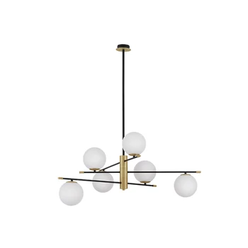 Nova Luce GIT függeszték, fekete, G9 foglalattal, max. 6x5W, 9009296
