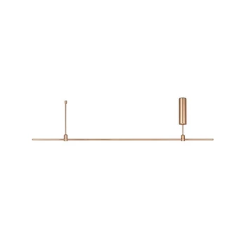 Nova Luce GRAMMI 03 függesztett sín szerkezet, decorative mágneses sínrendszerhez, matt arany, 9028348