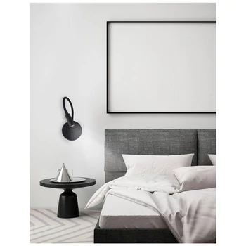 Nova Luce JACO fali lámpa, fekete, 3000K melegfehér, beépített LED, 1x3W, 190 lm, 8140322
