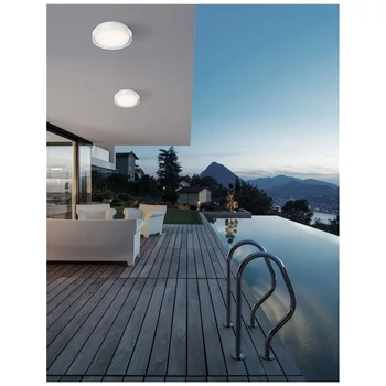 Nova Luce OLIVER kültéri mennyezeti lámpa, fehér, 3000K melegfehér, max. 20W, 1550 lm, 9944602