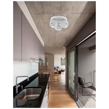 Nova Luce TORE spotlámpa, fehér, GU10 foglalattal, max. 3x50W, 665002