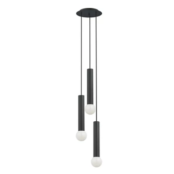 Nowodvorski BATON több ágú függeszték, fekete, E27 foglalattal, 10W, TL-7856