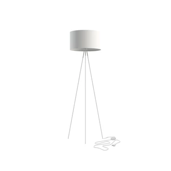 Nowodvorski CADILAC állólámpa, fehér, E27 foglalattal, 1x40, TL-8191