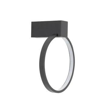 Nowodvorski CIRCOLO fali lámpa, fekete, Beépített LED, 1x9W, 190 lm, TL-10808
