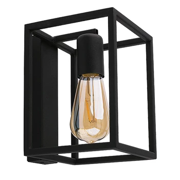 Nowodvorski CRATE fali lámpa, fekete, E27 foglalattal, 1x42W, TL-9046