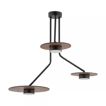 Nowodvorski DISK mennyezeti lámpa, barna, GX53 foglalattal, 3x8W, TL-7644