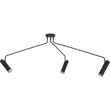 Nowodvorski EYE SUPER mennyezeti lámpa, fekete, GU10 foglalattal, 3x35W, TL-6504